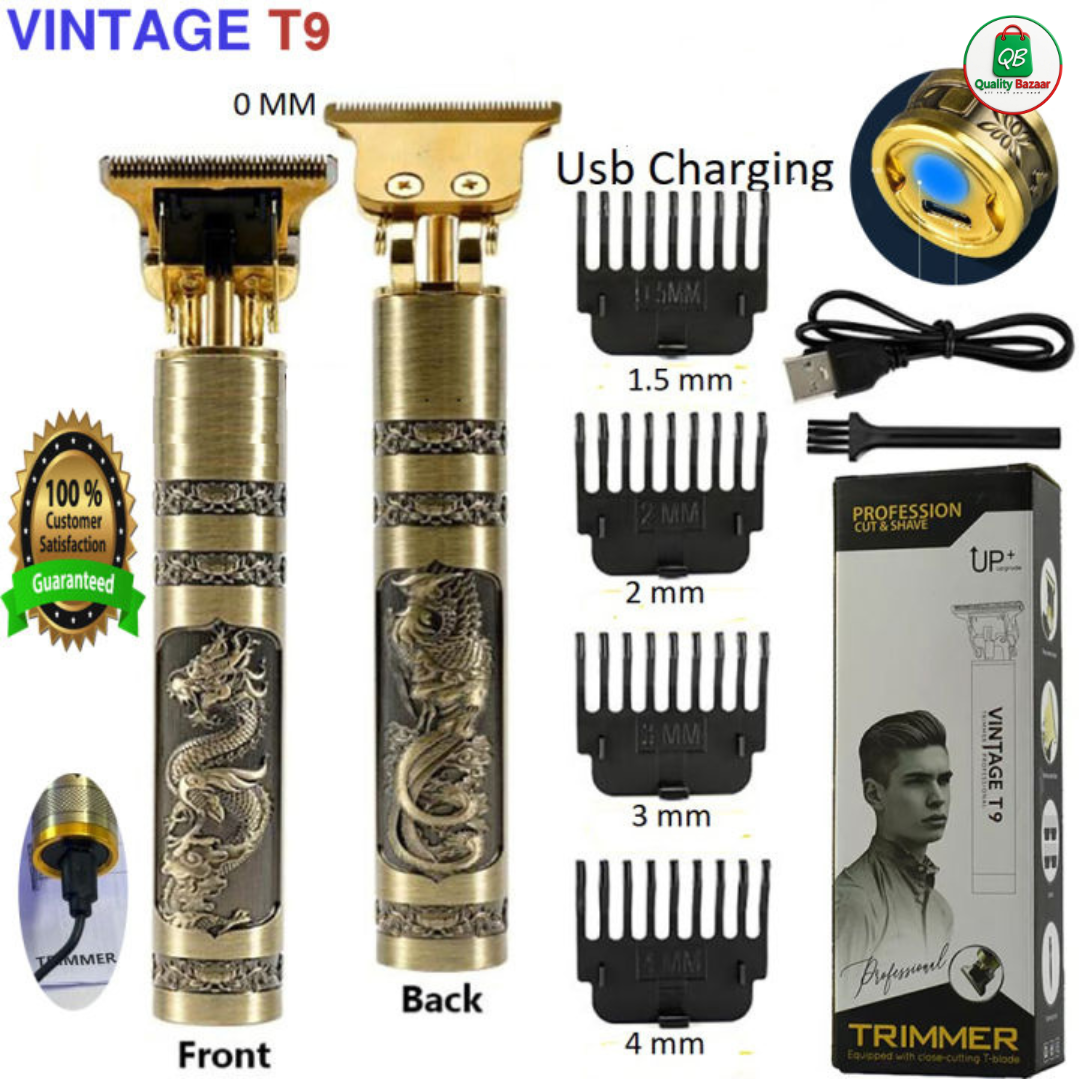 Vintage T9 Hair Clipper and Beard Trimmer for Men - Image 2